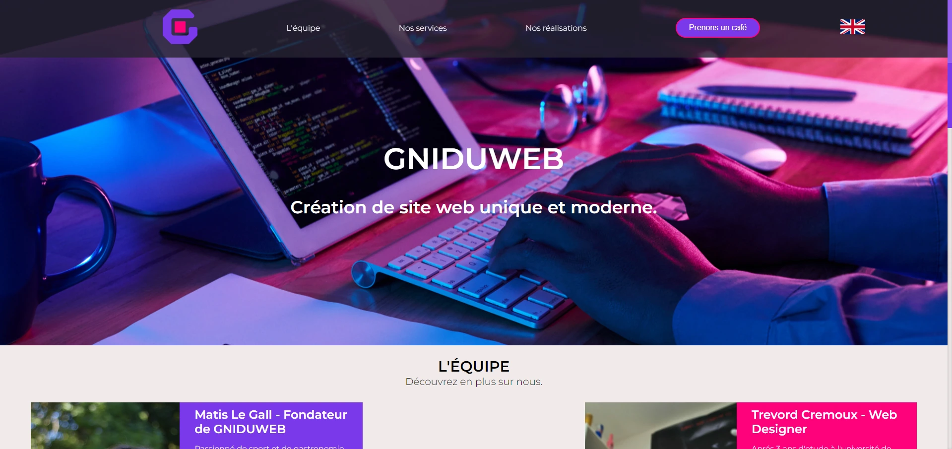 image montrant le site GniDuWeb
